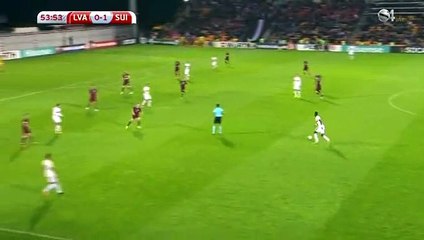 Blerim Dzemaili Goal HD - Latvia 0-2 Switzerland 03.09.2017