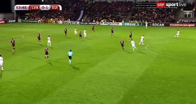 Latvia 0-2 Switzerland 03/09/2017 Blerim Dzemaili Amazing Goal 54' HD World Cup Qualif.