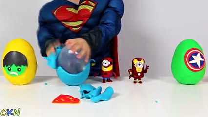 Бэтмен против сверхчеловек рассвет из Справедливость Игрушки Супер гигант сюрприз яйцо Открытие Игрушки