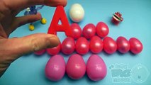 Kinder Surprise Egg Learn-A-Word! Spelling Valentines Day Words! Lesson 4