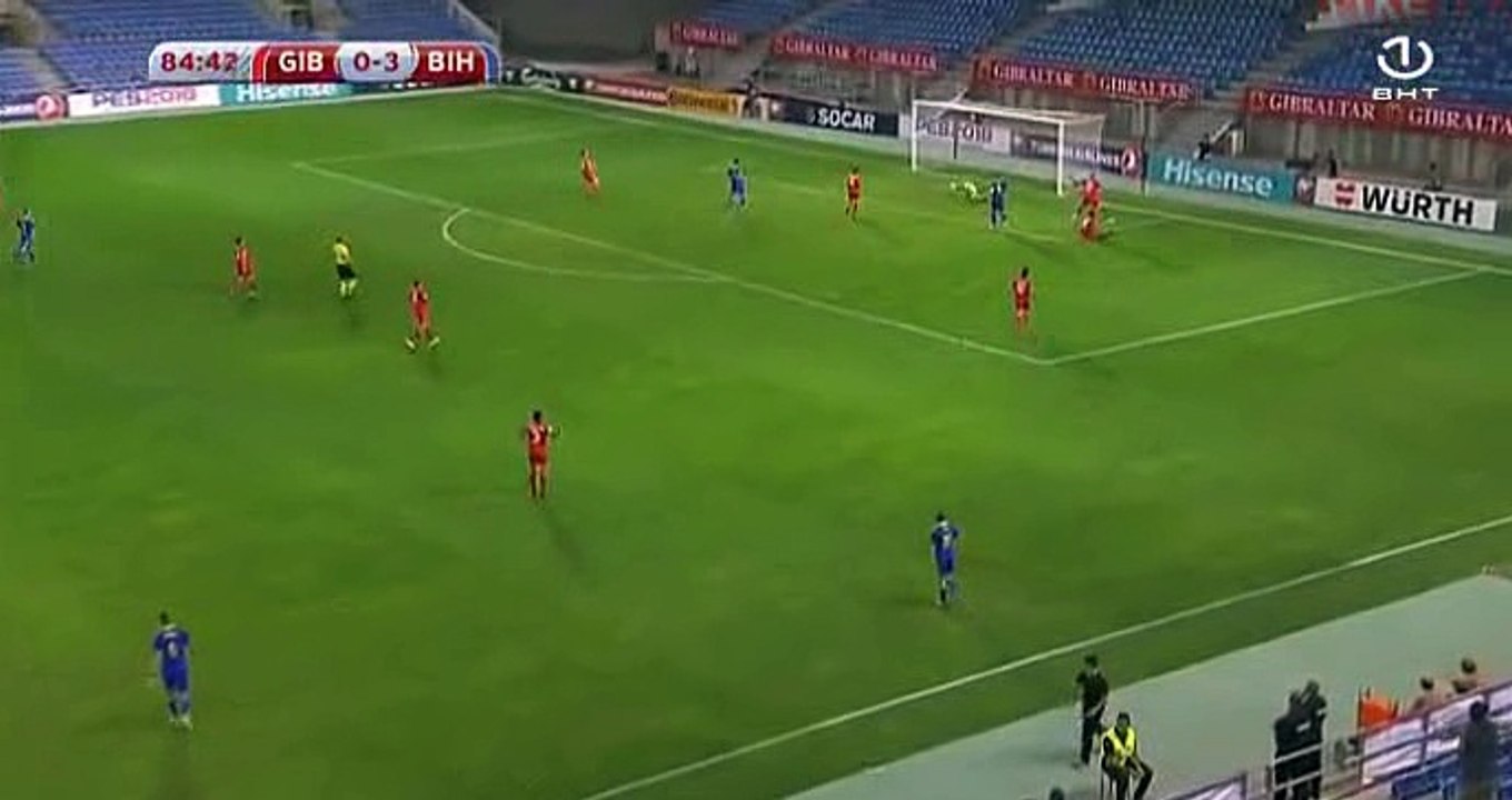 Edin Dzeko Goal HD - Gibraltar	0-4	Bosnia & Herzegovina 03.09.2017