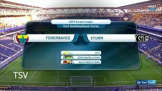Fenerbahçe 1 0 Sturm Graz (İlk Yarı Özeti) Türkçe Spiker 03/08/2017