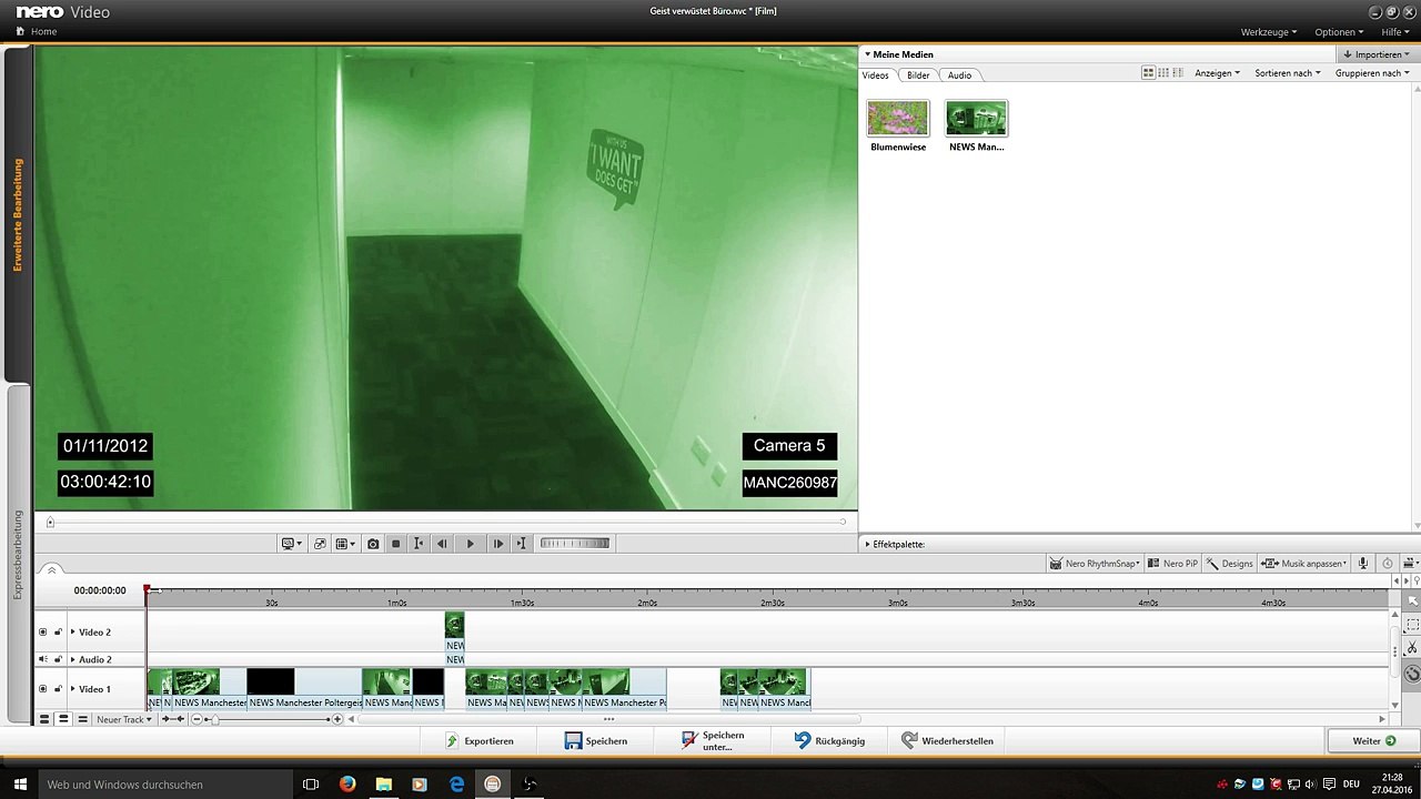 Poltergeist verwüstet Büro in Manchester