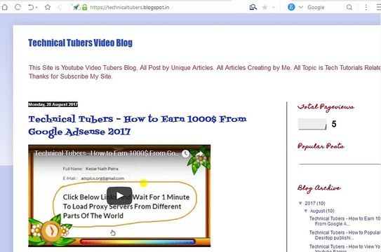 Technical Tubers - How to Blogger SEO Tips For Increasing Blog Visitors