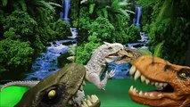 Batallas por dinosaurios jurásico pisar muy fuerte huelga juguetes tirano saurio Rex Mundo Vs thrasher dino wd