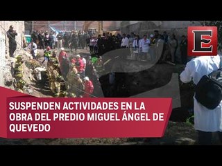 Protección Civil capitalina confirma dos decesos por derrumbe en Coyoacán