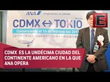 Aerolínea japonesa inaugura su nueva ruta CDMX-Tokio