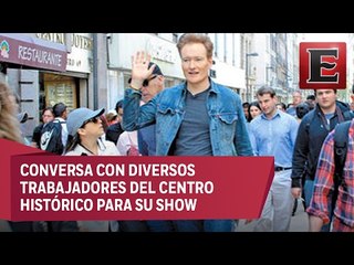 Conan O'Brien pasea por la Ciudad de México