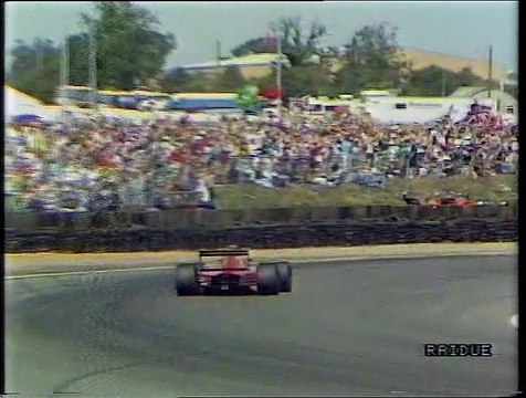 Gran Premio di Gran Bretagna 1990: Sorpasso di Mansell ad A. Senna e testacoda di A. Senna