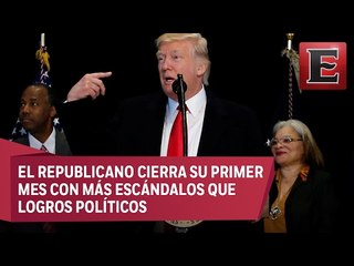 Trump cumple un mes al frente de la Casa Blanca