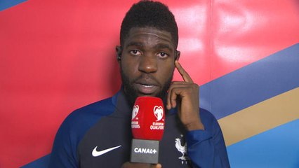 France / Luxembourg - La réaction de Samuel Umtiti