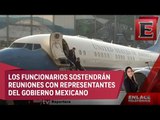 Arriban a México funcionarios de Estados Unidos