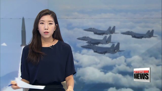 S. Korean military conducts missile drills in a show of force