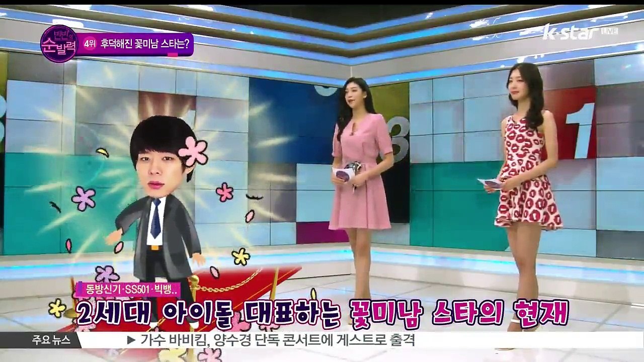 [빈빈의 순발력] 4위 박유천 '소집해제' … 후덕해진 꽃미남 스타는 누구