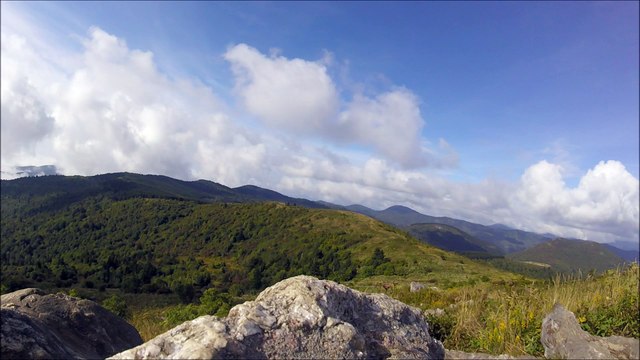 Clouds Dancing Over Mountains (Time Lapse)