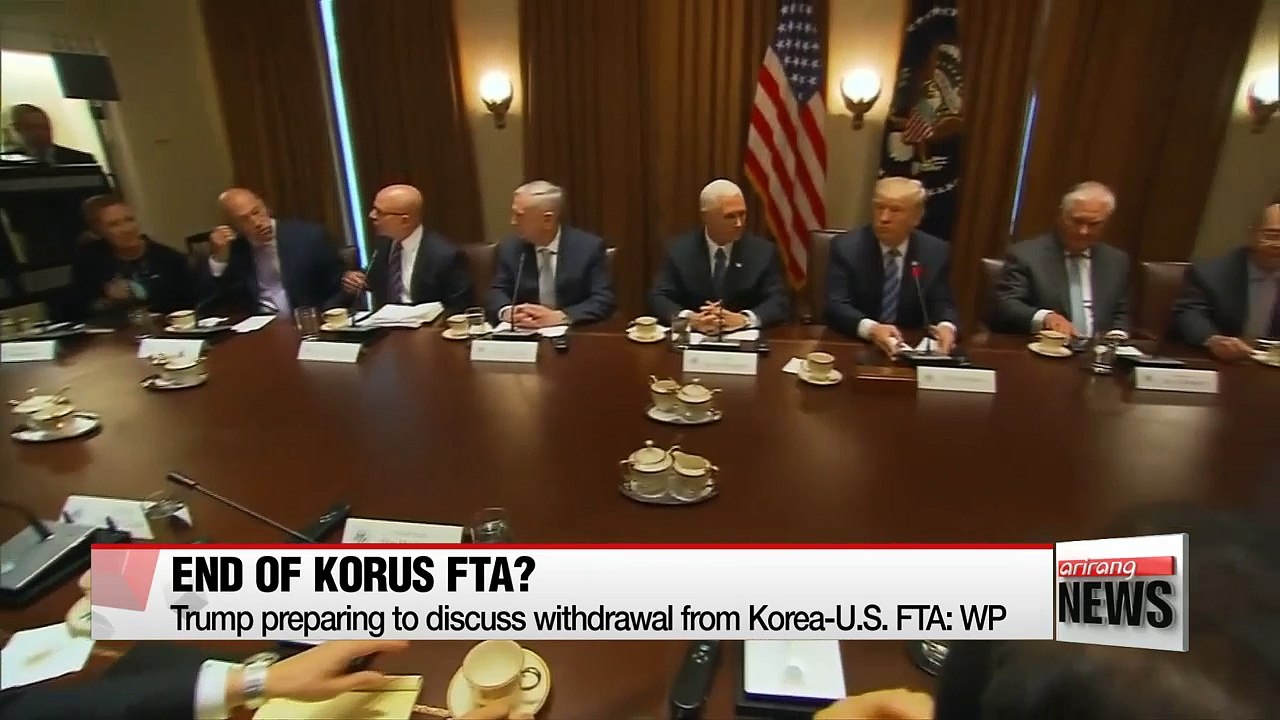 Trump prepares to discuss withdrawal from KORUS : WP