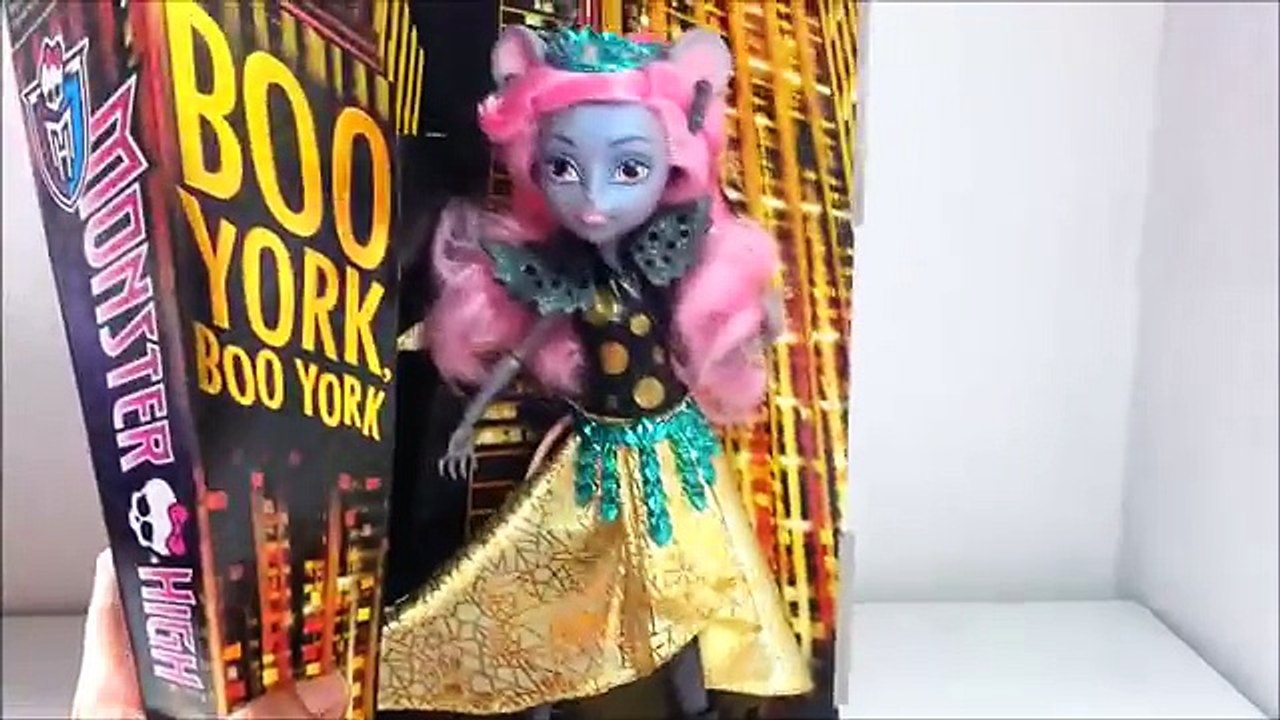 Abucheo elegante muñeca de los monstruo alto rey monstruo Mh frankie stein mouscedes york unboxing