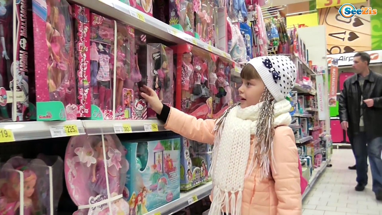 ✔ Покупка Куклы – Штеффи в магазине игрушек с девочкой Полей / Steffi with dress Hello Kitty / VLOG
