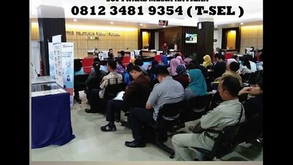 CALL : 0812 3481 9354 (TSEL ) Software Antrian