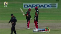 Evin Lewis magnificent 97* off just 32 balls for St Kitts and Nevis Patriots against Barbados Tridents in CPL 2017