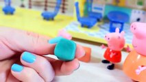 Video Niños para y Peppa Pig Peppa Pig madre George aprende a mezclar colores