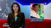 Pres. Duterte, hinamon ang kanyang mga kritiko na pag-aralang mabuti ang batas