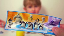 Et bulle thé déballage oeuf kinder surprise 40 ans pingouins de madagascar studio surpr