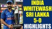 India vs Sri Lanka 5th ODI: Virat Kohli & Co. win 5-0 series | Oneindia News