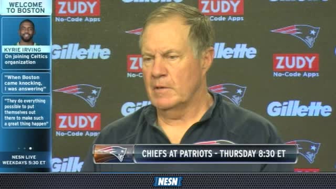 NESN Sports Today: Bill Belichick Explains Roster Moves