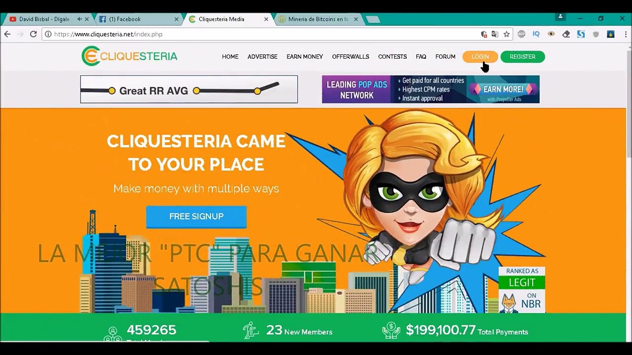 SATOSHIS GRATIS 2017 MIRA ANUNCIOS Y GANA MILES DE SATOSHIS GRATIS POR DIA %21%21