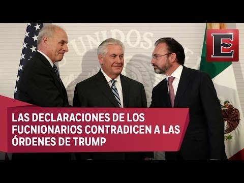 Desacuerdos en gobierno de EU tras visita de funcionarios a México