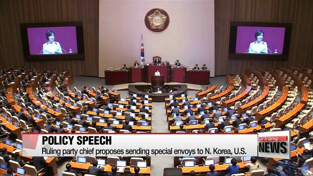 Ruling party chief proposes dispatching special envoys to N. Korea, U.S.