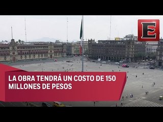 Renovarán y ampliarán el Zócalo de la Ciudad de México