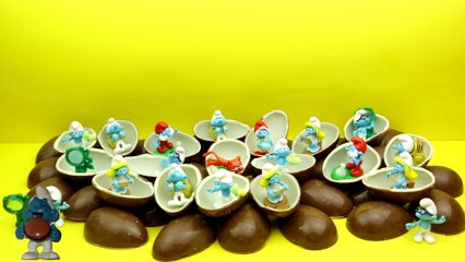 Kinder Surprise eggs Smurf  Kinder Surprise Unboxing