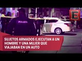 Persigue y asesinan a tiros a pareja en calles de Naucalpan