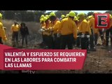 Brigadistas de Conafor, combatientes de incendios forestales