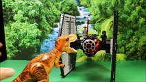Éveille dinosaures première obliger jurassique commande étoile transporteur contre guerres monde LEGO WD 75103