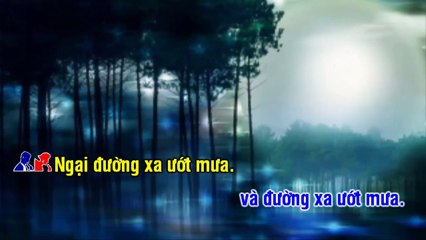 karaoke - đường xa ướt mưa - nguyễn hưng