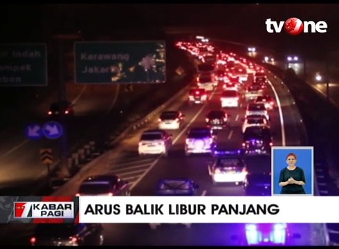 Kemacetan Arus Balik Libur Panjang Idul Adha