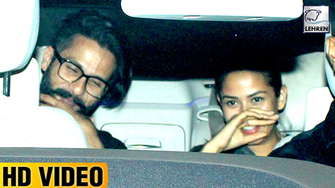 Shahid Kapoor & Mira Rajput Meets Karan Johar