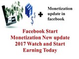 Start Earnings from facebook by video post monetization