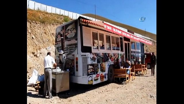 2540 rakımda seyyar restoran