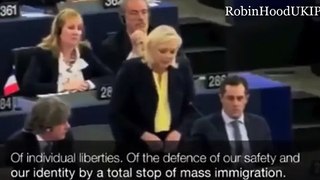 Marine Le Pen Declares War on Merkel