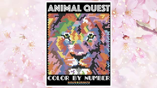 Download PDF ANIMAL QUEST Color by Number: Activity Puzzle Coloring Book for Adults Relaxation & Stress Relief (Coloring by Numbers) (Volume 1) FREE