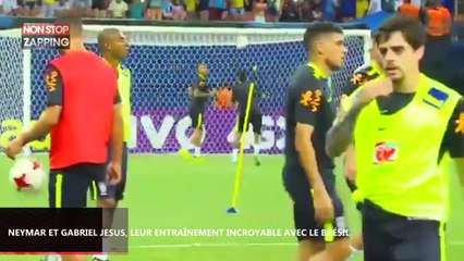 Neymar et Gabriel Jesus, leur échauffement de dingue avec le Brésil (vidéo)