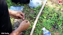 Awesome Quick Fish Snare Trap - How To Make Fish Snare Traps Works 100%