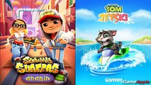 Subway Surfers Arabia VS Talking Tom Jetski iPad Gameplay HD #10