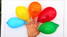 LEARN COLORS with Balloon M&Ms - Fingers Family Nursery Rhymes for Baby - Kids