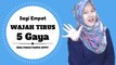 Hijab Segi Empat Untuk Wajah Tirus 5 Gaya Simpel Sehari - hari #NMY Hijab Tutorials