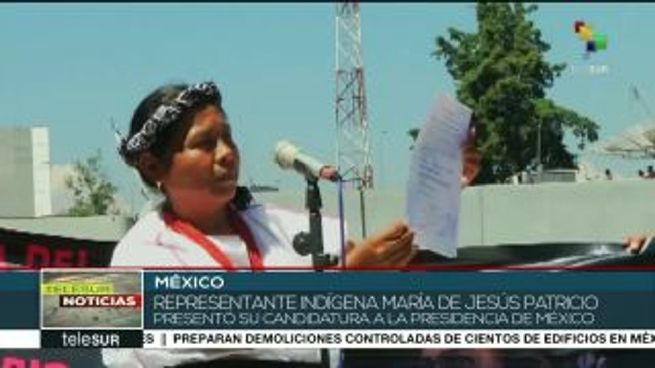 México : se registra candidata del CNI para contender por presidencia